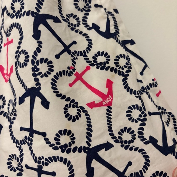Lilly Pulitzer Esmeralda Dress strapless‎ anchor dress in Ahoy There pink small - Picture 4 of 7